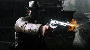 Video game, arthur morgan, rdr2. Arthur Morgan Is Wearing Mask Hat And Shooting Gun 4k Hd Red Dead Redemption 2 Wallpapers Hd Wallpapers Id 57418