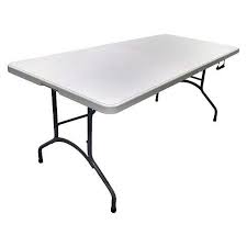 6 Folding Banquet Table Off White Plastic Dev Group Banquet Tables Folding Table Dining Furniture Makeover