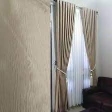 Pengaruh warna gorden terhadap atmosfer ruangan. Gorden Jendela Gorden Blackout Polos Embos Gorden Tebal Gorden Blackout Original Hordeng Pintu Dan Jendela Gorden Ruang Tamu Satu Set Warna Krem Cream Lazada Indonesia