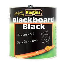 rustins blackboard paint black 2 5l