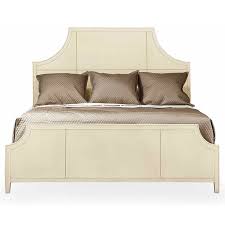 Bernhardt Salon Panel Bed Alabaster Finish On Maple Golden Metal Inlines Panel Bed Upholstered Panel Bed Bernhardt Furniture