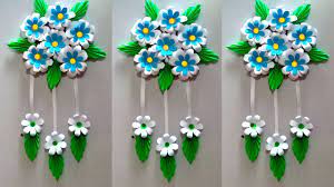 5 out of 5 stars. How To Make Artificial Flowers For Home Wall Decoration Beautifull Wall Hanging Paper Flower Youtube