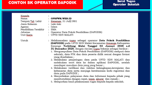 Check spelling or type a new query. Contoh Sk Operator Sekolah File Word