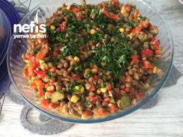 Yesil Mercimekli Gun Salatasi Yemek Tarifleri Yemek Gida