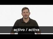 English Translation of “ACTIVO” | Collins Spanish-English Dictionary