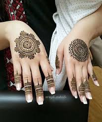 Pin By Googlystyle Com On Quotes Henna Designs Hand Mehndi Designs For Fingers Circle Mehndi Designs
