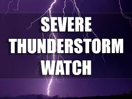 Environment canada issued a severe thunderstorm watch tuesday afternoon, saying conditions are favourable for the development of severe thunderstorms tuesday afternoon through tuesday. Skook News Weather Alert Severe Thunderstorm Watch Issued For Most Of Pennsylvania