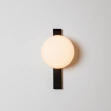 The elska wall mount sconce or reading light shown in unlacquered brass and perfect white enamel fabricated in nyc by blueprint… Estiluz Circ Indoor Wall Sconce A 3720 W Dlaguna Com European Lighting