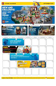 March 2021 calendar with holidays available for print or download. Lego Store Calendar Archives The Brick Show