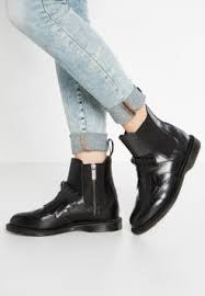 Lucky shoes boots weiß lackoptik kunstleder dr. Dr Martens Tina Stiefelette Black Paris Mode Ankle Boots Stiefeletten