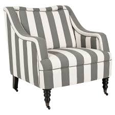 Sheffield Arm Chair The Days Of Gray On Joss Main Safavieh Furniture Furniture Striped Armchair