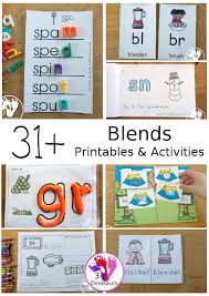 These printables require your students to sort between the two sounds. Free Printable Blend Ladders Beginning Sounds 3 Dinosaurs