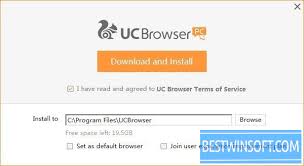 Click the offline installer (50 mb) link from under the download from uc header. Uc Browser For Windows Pc Free Download