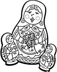 Russian Dolls Coloring Page Super Coloring Coloring Pages Free Printable Coloring Pages Nesting Dolls