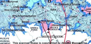 Atlantic Mapping Gps Chart Lake Maps Georgia