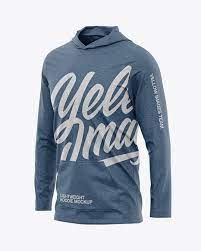 Download Men S Heather Lightweight Kangaroo Pocket Hoodie T Shirt Front Half Side View In Apparel Mockups On Yellow Images Object Mockups