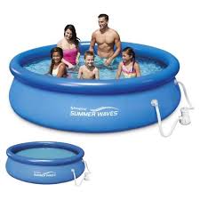 Polygroup Summer Waves 10 X 30 Quick Set Ring Pool Summer Waves Swimming Pools Pool Accessories