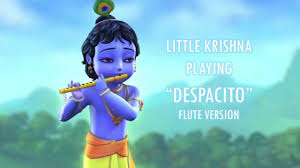 Little Krishna Plays Despacito Flute Version Little Krishna Krishna Krishna Flute