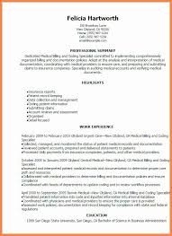 Writing a cover letter is essential when applying for jobs. Billing And Coding Resume Elegant 8 Sample Resume For Medical Billing Specialist Billing And Coding Medical Coding Specialist Medical Billing And Coding