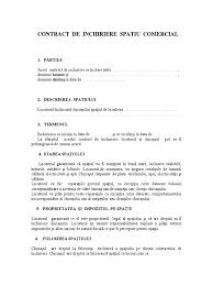 Fie ca este vorba de folosirea unui spatiu cu destinatia de sediu social pentru o societate sau de folosirea altui bun imobil sau chiar bun mobil in diverse scopuri, in practica, oscilam adesea intre incheierea unui contract de inchiriere sau a unui contract de comodat. Rod Police Strap Model Contract Imchiriere Intre Persoana Fizica Si Societate Spatiu Birou Wellstells Com