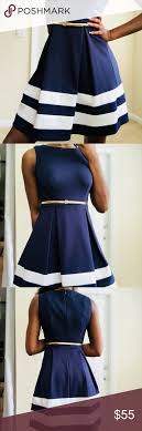 Calvin Klein Navy Blue Tea Dress Nwt Blue Tea Dresses Tea Dress