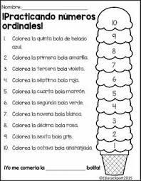 Pin De Lina Martinez En Didactico Ordinales Hojas De Calculo Numeros Ordinales