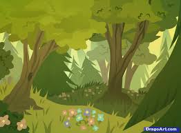 How To Draw Forests Forest Backgrounds Forest Drawing Forest Cartoon Art Background