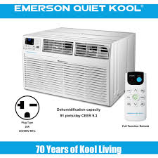 Refrigerant distribution unit with liebert icom control (80 pages). Emerson Quiet Kool 230v 14 000 Btu Through The Wall Air Conditioner With Remote Control Eatc14rd2t