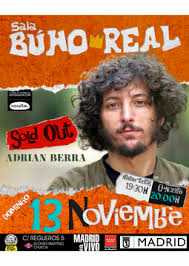 Compra entradas para ADRIÁN BERRA en el Búho Real., en Madrid