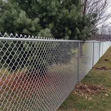 Converts any chain link fence into a privacy fence. Galvanized Chain Link Fence Kit Includes All Parts Hoover Fence Co