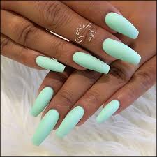So, they coat the nails with acrylic nail designs show off your feminine power to the world. 60 Pretty Acrylic Coffin Nails For Summer 2020 Mint Nails Nails Summer Acrylic Nails