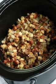 Slow Cooker Stuffing Recipe Thanksgiving Comida Comidas Navidenas Comidas Ricas