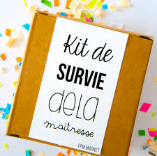 Kit De Survie De La Maitresse Idee Cadeau Maitresse Cadeaux Maitresse Diy Cadeau Maitresse