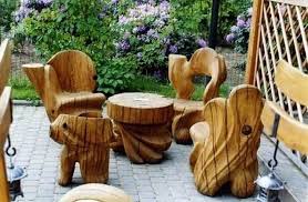 How to make garden furniture from logs. Log Furniture Plans Recycled Things Image 4299926 On Favim Com