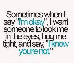 No Im Not Okay Quotes Quotesgram