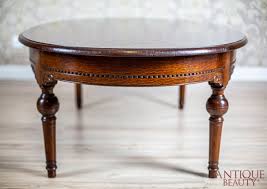 Parquetry inlay coffee table carved oak cabriole legs! Antique Beauty Oval Oak Coffee Table