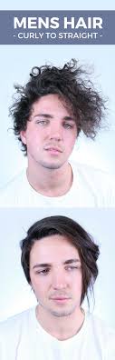 I haven't straightened my hair in over a year! Best Hair Straightening Products Tips For Guys Thick Frizzy Hair Straightening Curly Hair Curly Hair Men