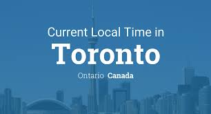 current local time in toronto ontario canada