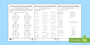 Triangle area = ½ × b × h b = base h = vertical height. Ks2 Area Of A Rectangle Differentiated Worksheets