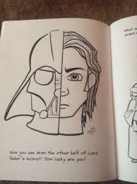 Well It Said To Draw The Other Half But I Got Creative Xd The Darth Vader Helmet Isn T Done By Me It S Done By Zack Giall Darth Vader Helmet Draw Drawings