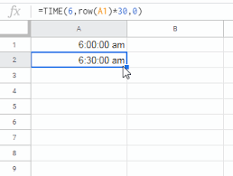 How To Increment Time By Minutes And Hours In Google Sheets