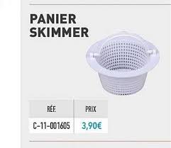 Offre Panier Skimmer Chez Cash Piscines