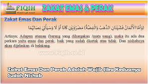 May 15, 2012 · panduan zakat emas dan perak. Zakat Emas Dan Perak Adalah Wajib Jika Keduanya Sudah Nishab