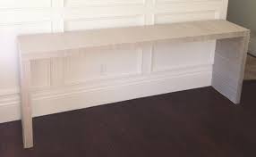 White Gold Ikea Hack Malm Table To Grasscloth Console Ikea Malm Dressing Table Ikea Hack Ikea