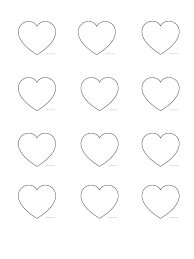 Heart Shape Template 3 8cm Macaron Template Macarons Macaroon Template