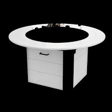 This fire pit includes a cooking. Summit Round Fire Table Sister Bay Furniture