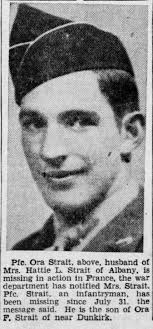 PFC Ora Ephraim Strait (1923-1944)
