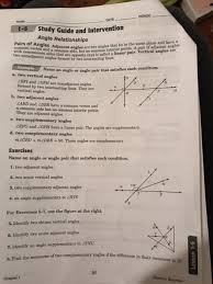 Some of the worksheets displayed are solve each. Angle Relationships Study Guide Dynaentrancement