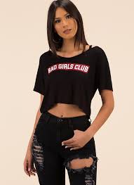 Black And White Crop Top For Girls Pin On Tops