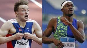 Warholm became the first man to run the 400m hurdles in under 46 seconds, in one of the greatest races ever at the olympic games. The Goat Warholm Vs The Flash Benjamin A Battle For Ages Olympics News The Indian Express